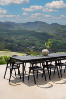 Black Teak Outdoor Dining Chair | Ethnicraft Bok | Oroatrade.com