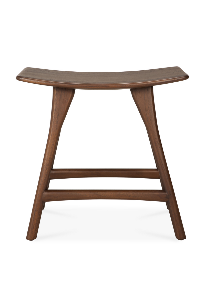 Varnished Teak Stool | Ethnicraft Osso | Oroatrade.com