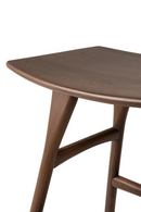 Varnished Teak Stool | Ethnicraft Osso | Oroatrade.com