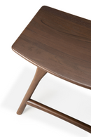 Varnished Teak Stool | Ethnicraft Osso | Oroatrade.com