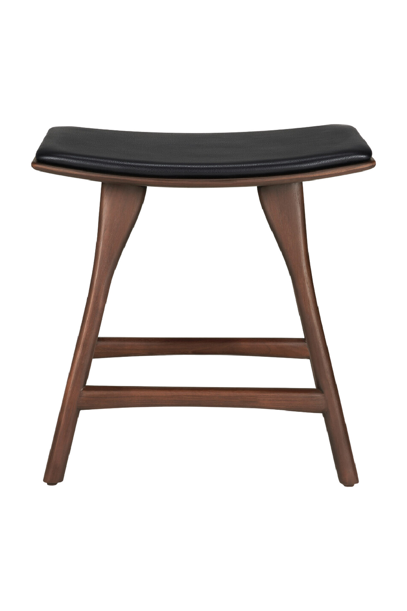 Varnished Teak Stool | Ethnicraft Osso | Oroatrade.com