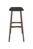 Varnished Teak Counter Stool | Ethnicraft Osso | Oroatrade.com
