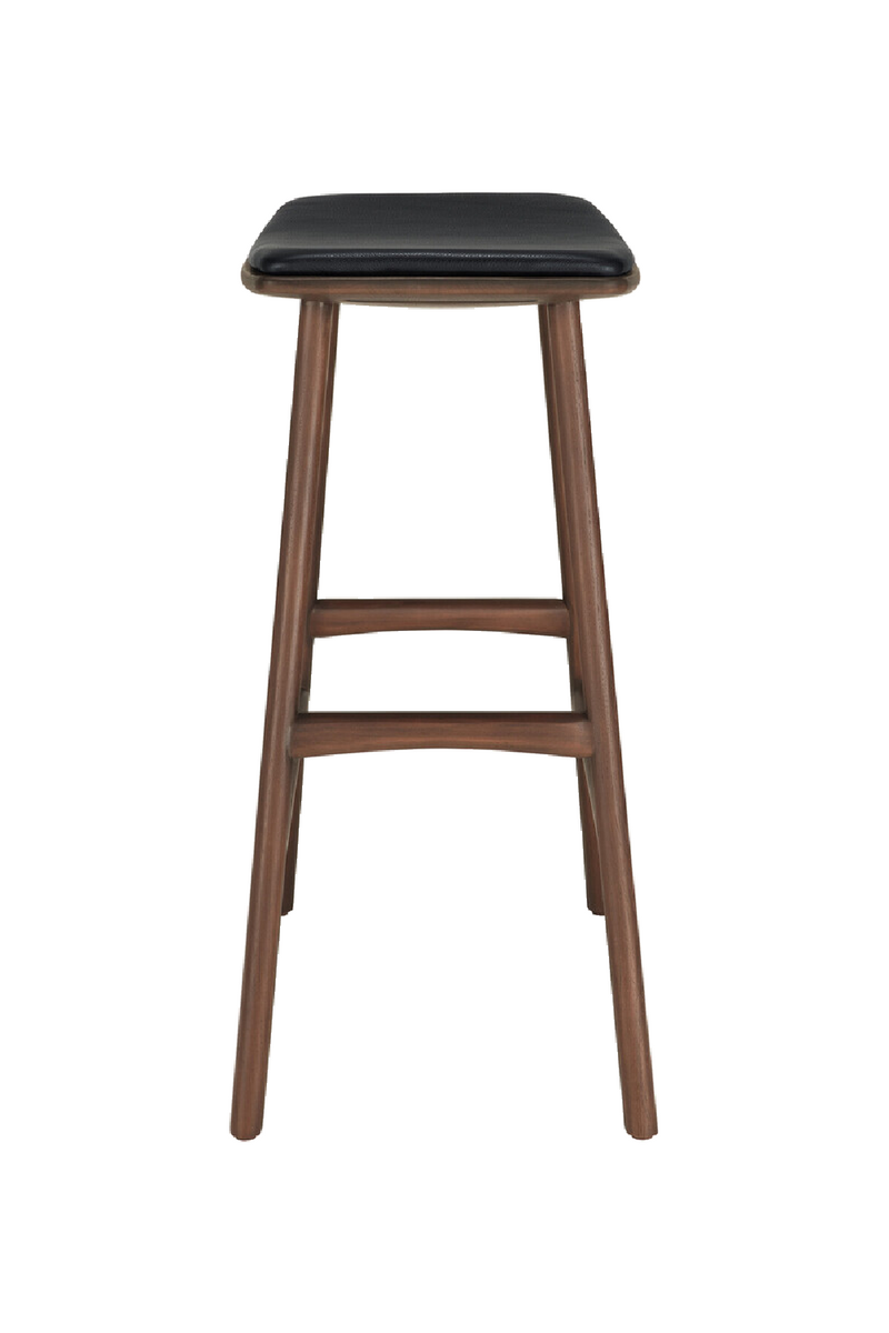 Varnished Teak Counter Stool | Ethnicraft Osso | Oroatrade.com