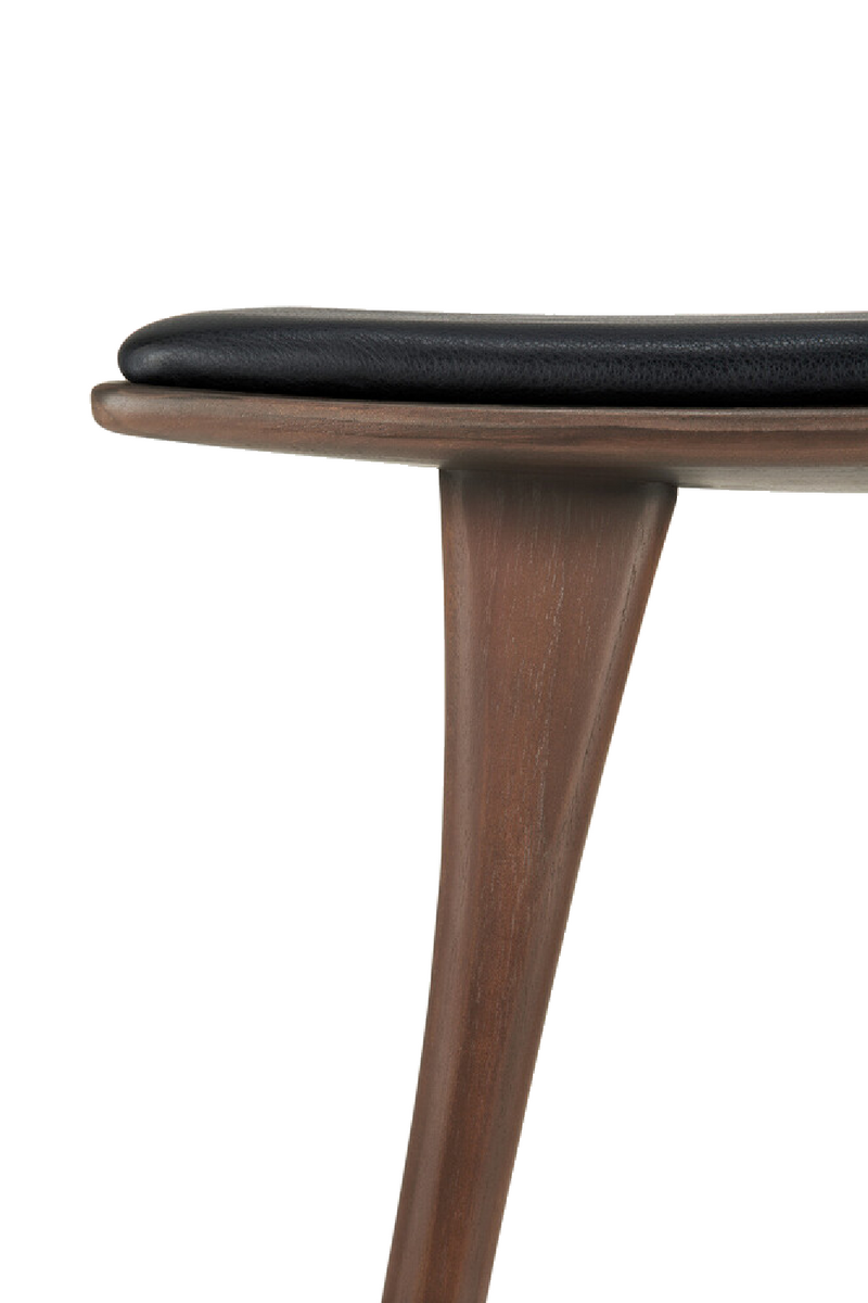 Varnished Teak Counter Stool | Ethnicraft Osso | Oroatrade.com