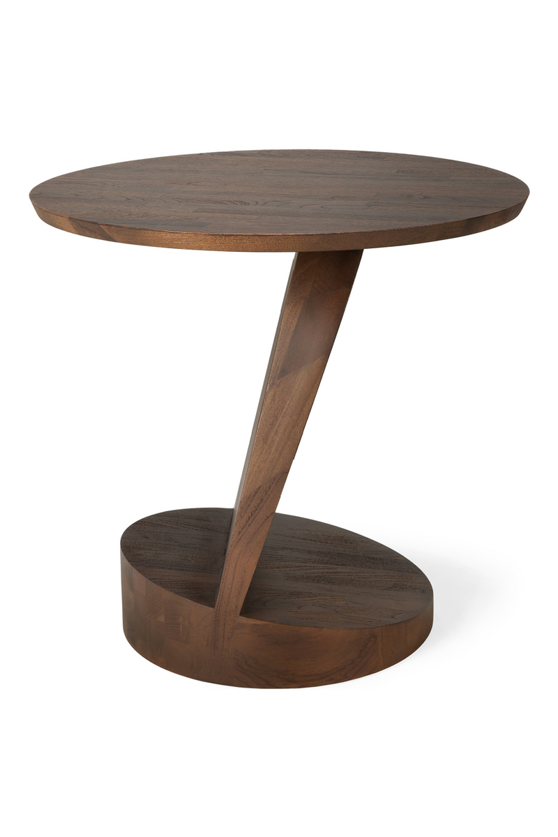 Teak Black Side Table | Ethnicraft Oblic | Oroatrade.com