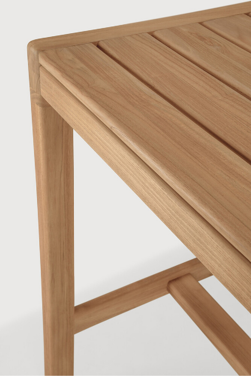 Natural Teak Outdoor Bar Table | Ethnicraft Jack | Oroatrade.com