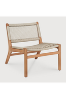 Beige Woven Outdoor Lounge Chair | Ethnicraft Jack | Oroatrade.com