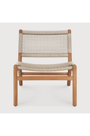 Beige Woven Outdoor Lounge Chair | Ethnicraft Jack | Oroatrade.com