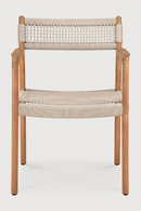Beige Woven Outdoor Dining Chair | Ethnicraft Jack | Oroatrade.com