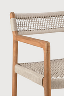 Beige Woven Outdoor Dining Chair | Ethnicraft Jack | Oroatrade.com