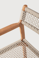 Beige Woven Outdoor Dining Chair | Ethnicraft Jack | Oroatrade.com