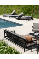 Black Teak 3+ Seater Outdoor Sofa | Ethnicraft Jack | Oroatrade.com