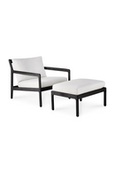 Teak Cushioned Outdoor Stool | Ethnicraft Jack | Oroatrade.com