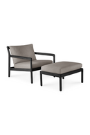 Teak Cushioned Outdoor Stool | Ethnicraft Jack | Oroatrade.com