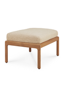 Natural Teak Outdoor Ottoman | Ethnicraft Jack | Oroatrade.com