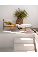 Natural Teak Outdoor Ottoman | Ethnicraft Jack | Oroatrade.com