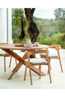 Solid Teak Outdoor Dining Table | Ethnicraft Circle | Oroatrade.com