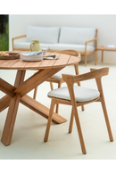 Solid Teak Outdoor Dining Table | Ethnicraft Circle | Oroatrade.com