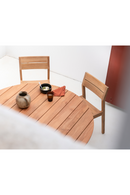 Solid Teak Outdoor Dining Table | Ethnicraft Circle | Oroatrade.com