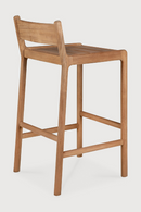 Natural Teak Outdoor Bar Stool | Ethnicraft Jack | Oroatrade.com