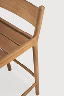 Natural Teak Outdoor Bar Stool | Ethnicraft Jack | Oroatrade.com