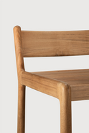 Natural Teak Outdoor Bar Stool | Ethnicraft Jack | Oroatrade.com