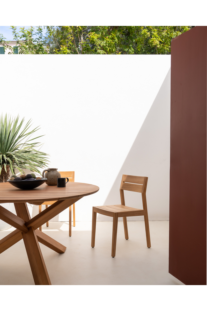 Solid Teak Outdoor Dining Chair | Ethnicraft EX 1