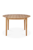 Round Teak Outdoor Dining Table | Ethnicraft Bok | Oroatrade.com