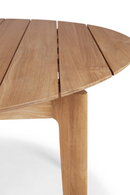 Round Teak Outdoor Dining Table | Ethnicraft Bok | Oroatrade.com