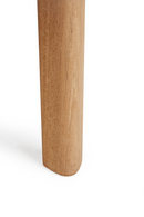 Round Teak Outdoor Dining Table | Ethnicraft Bok | Oroatrade.com