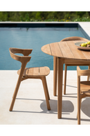 Round Teak Outdoor Dining Table | Ethnicraft Bok | Oroatrade.com