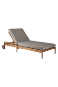 Teak-Framed Outdoor Adjustable Lounger | Ethnicraft Jack | Oroatrade.com
