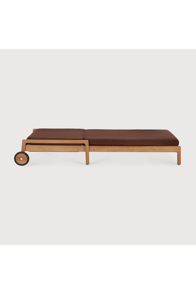 Teak-Framed Outdoor Adjustable Lounger | Ethnicraft Jack | Oroatrade.com