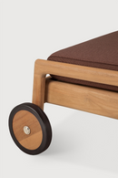 Teak-Framed Outdoor Adjustable Lounger | Ethnicraft Jack | Oroatrade.com