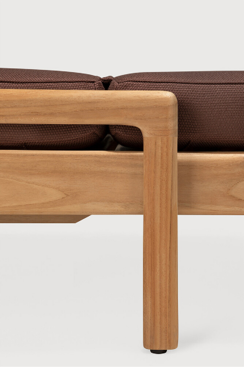 Teak-Framed Outdoor Adjustable Lounger | Ethnicraft Jack | Oroatrade.com