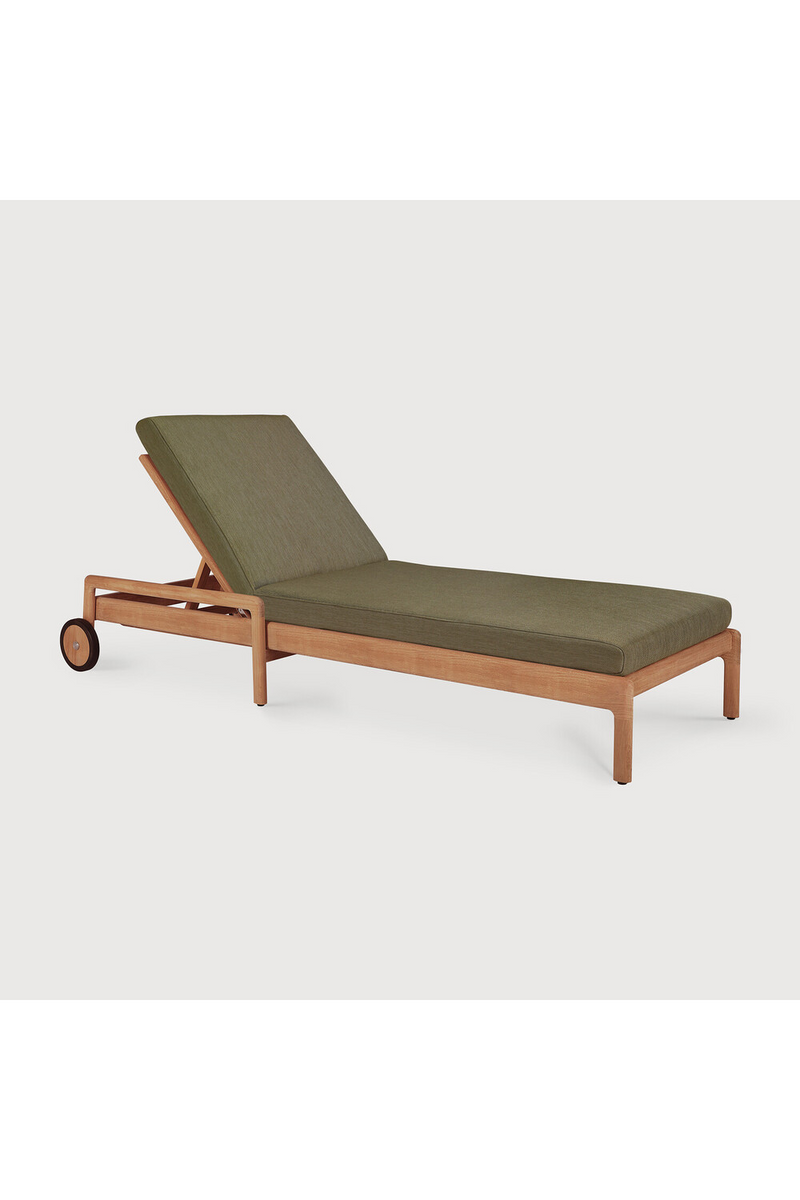 Teak-Framed Outdoor Adjustable Lounger | Ethnicraft Jack | Oroatrade.com
