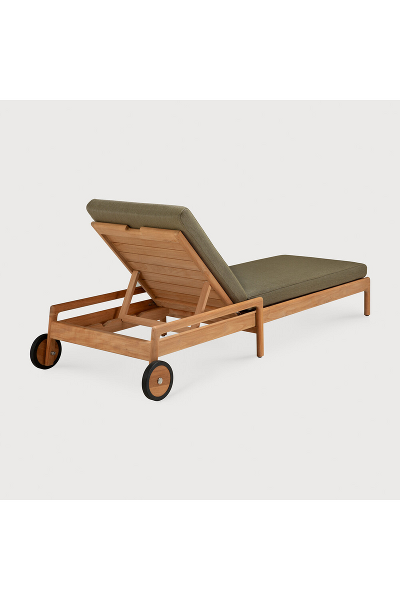 Teak-Framed Outdoor Adjustable Lounger | Ethnicraft Jack | Oroatrade.com
