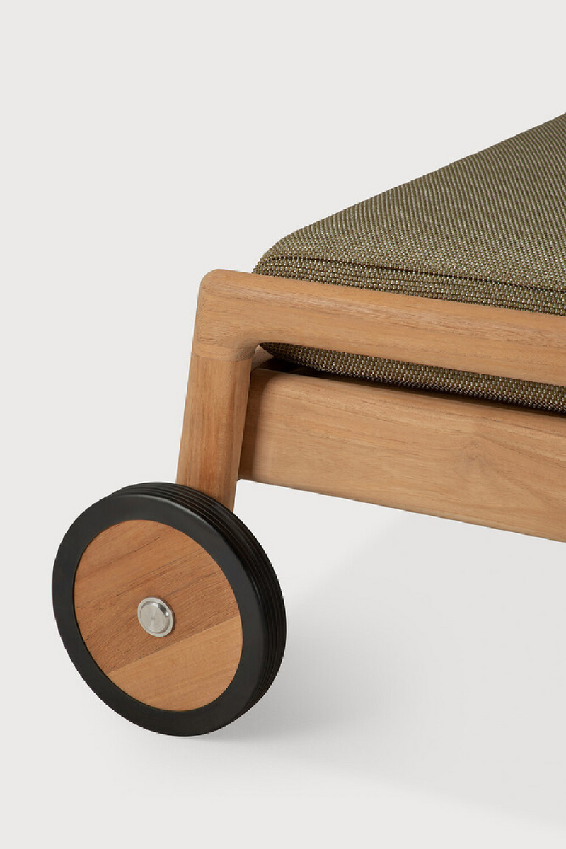 Teak-Framed Outdoor Adjustable Lounger | Ethnicraft Jack | Oroatrade.com