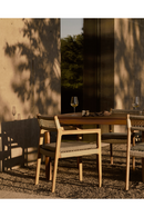 Beige Woven Outdoor Dining Chair | Ethnicraft Jack | Oroatrade.com