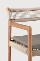 Beige Woven Outdoor Dining Chair | Ethnicraft Jack | Oroatrade.com