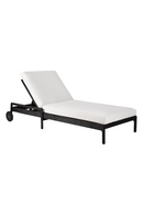 Black-Framed Outdoor Adjustable Lounger | Ethnicraft Jack | Oroatrade.com