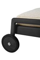 Black-Framed Outdoor Adjustable Lounger | Ethnicraft Jack | Oroatrade.com