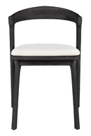 Black Teak Outdoor Dining Chair | Ethnicraft Bok | Oroatrade.com