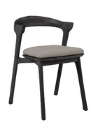 Black Teak Outdoor Dining Chair | Ethnicraft Bok | Oroatrade.com
