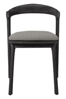 Black Teak Outdoor Dining Chair | Ethnicraft Bok | Oroatrade.com
