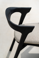 Black Teak Outdoor Dining Chair | Ethnicraft Bok | Oroatrade.com