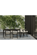 Black Teak Outdoor Dining Chair | Ethnicraft Bok | Oroatrade.com