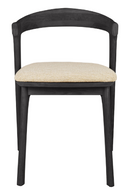 Black Teak Outdoor Dining Chair | Ethnicraft Bok | Oroatrade.com