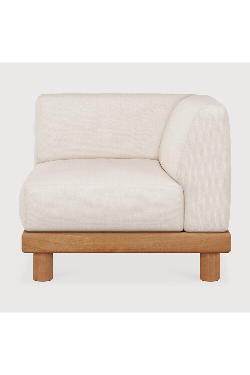 White Outdoor Modular End Sofa | Ethnicraft Monocle | Oroatrade.com
