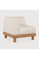 White Outdoor Modular End Sofa | Ethnicraft Monocle | Oroatrade.com